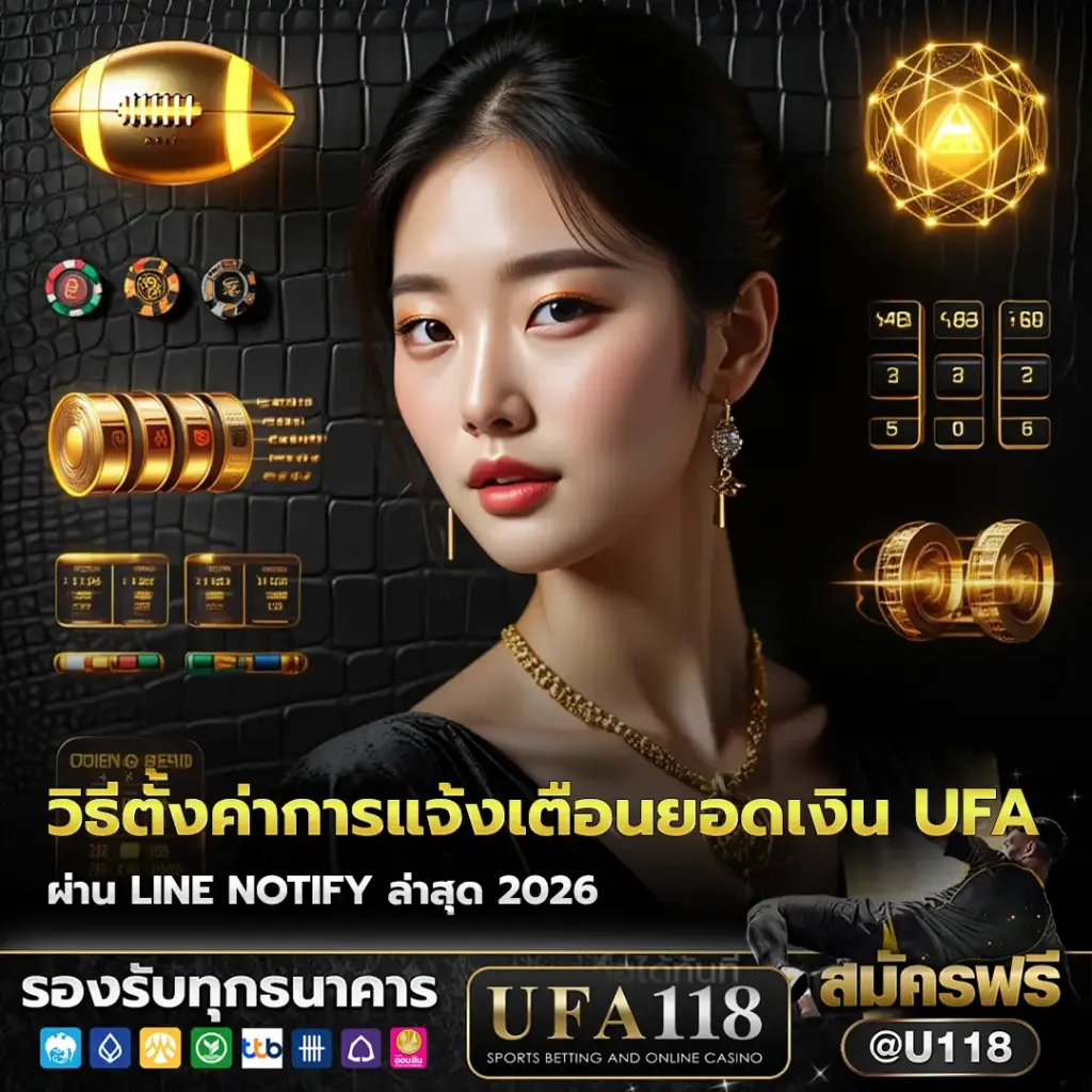 วิธีตั้งค่าการแจ้งเตือนยอดเงิน ufa ผ่าน Line Notify ล่าสุด 2026